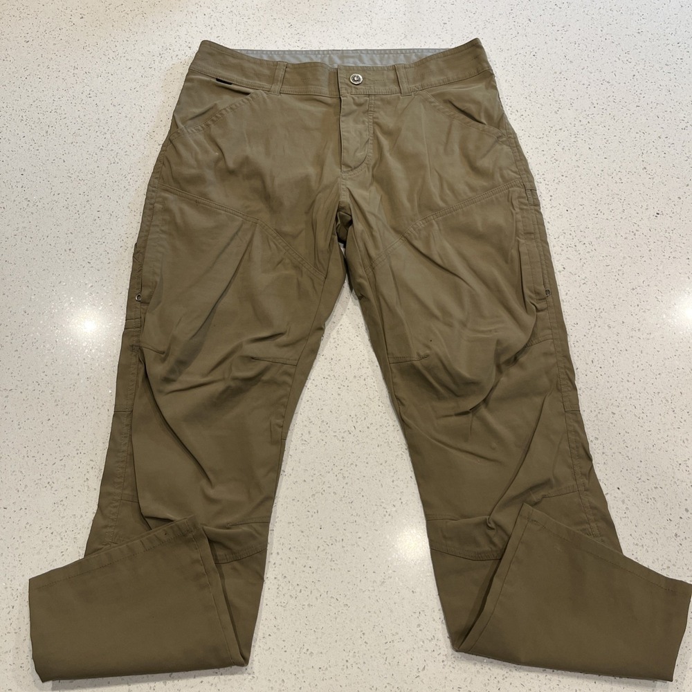 Kuhl Renegade Chino Mens 33X30 Actual‎ 34/30 Brown Klassik Cargo Outdoor Pants